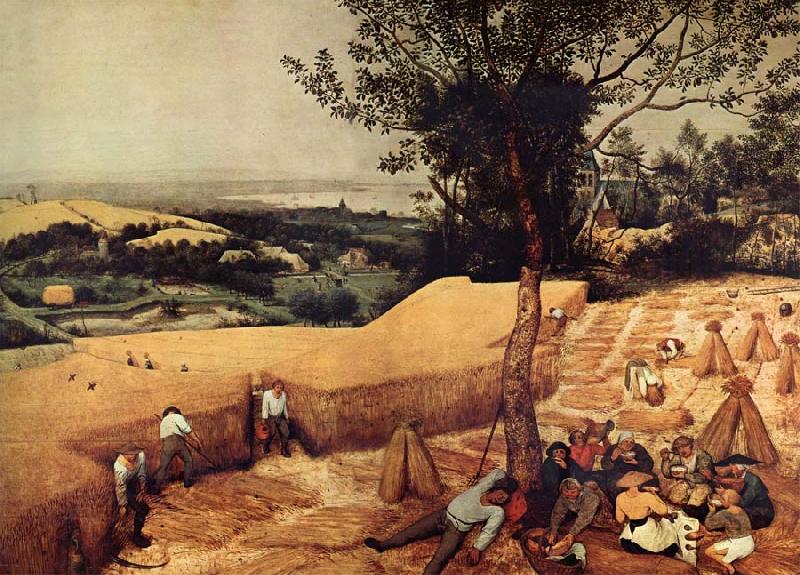 BRUEGEL, Pieter the Elder The Harvesters oil painting picture